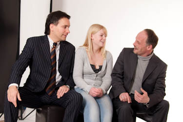 David Rienau und Peter Hüener beraten