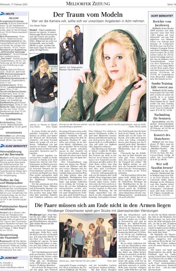 Artikel aus der Dithmascher Landeszeitung